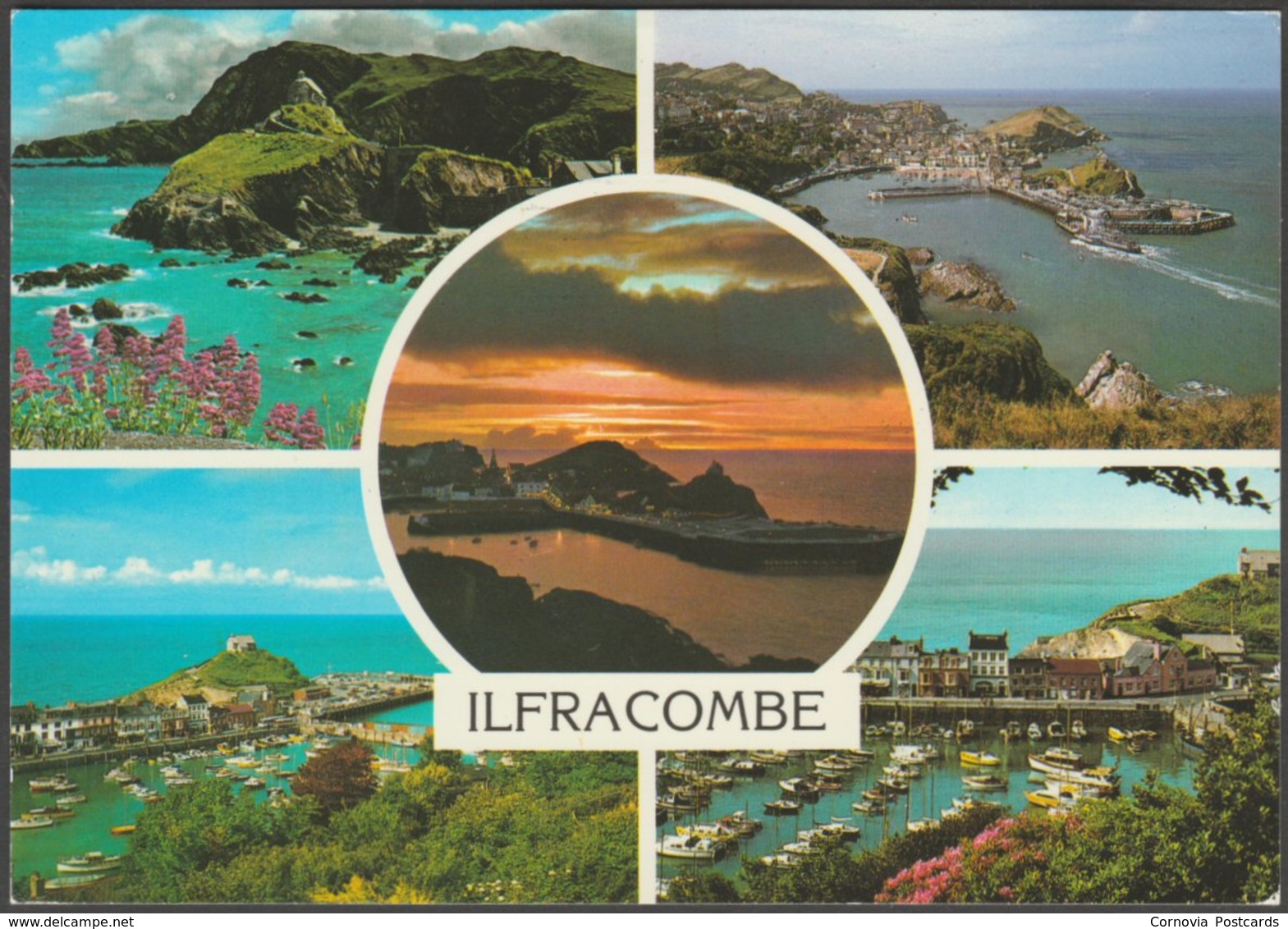 Multiview, Ilfracombe, Devon, 1993 - John Hinde Postcard - Ilfracombe