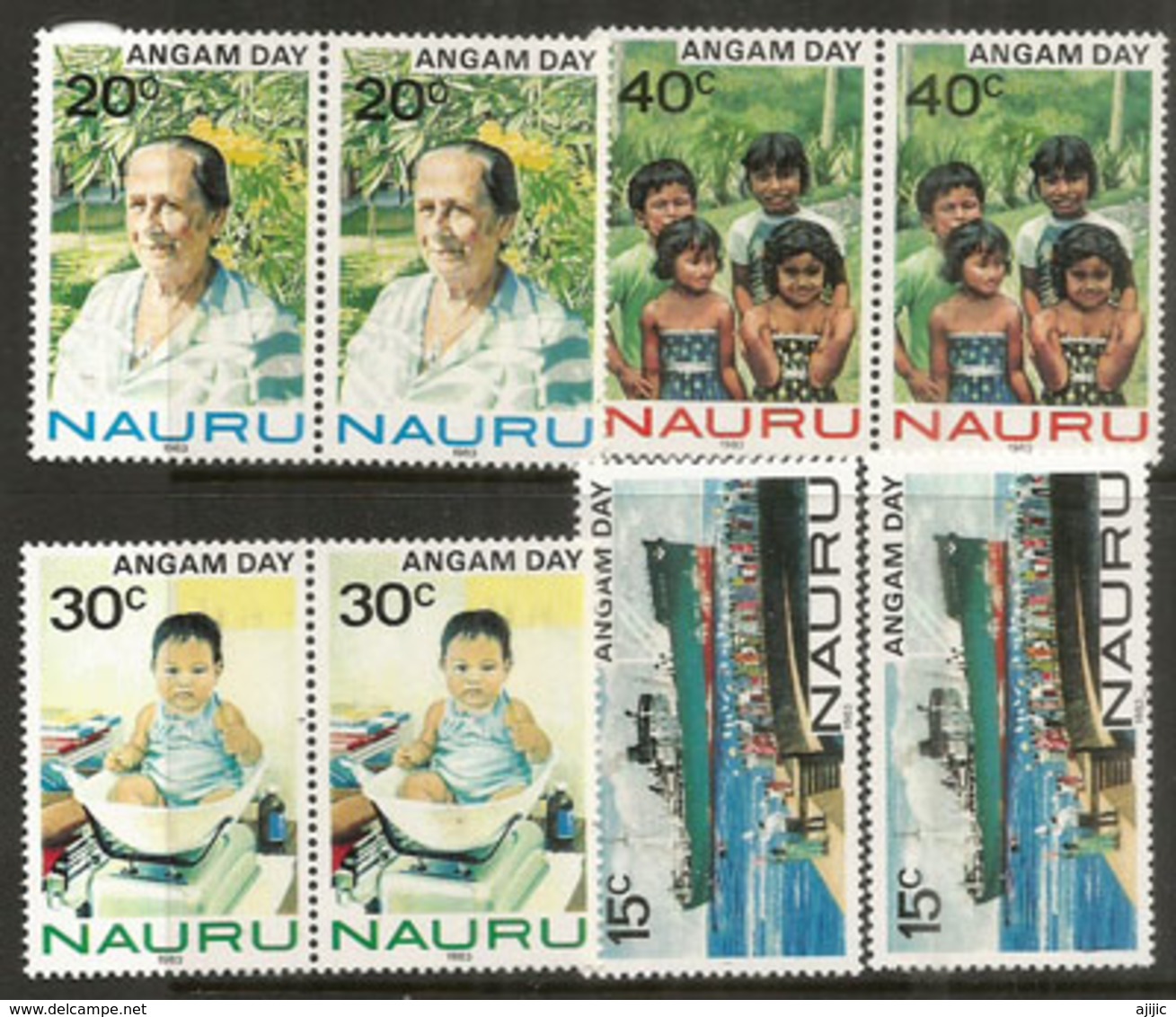 Angam Day Babies Celebration, 2 Séries Neuves ** ILE NAURU (Océan Pacifique) - Other & Unclassified
