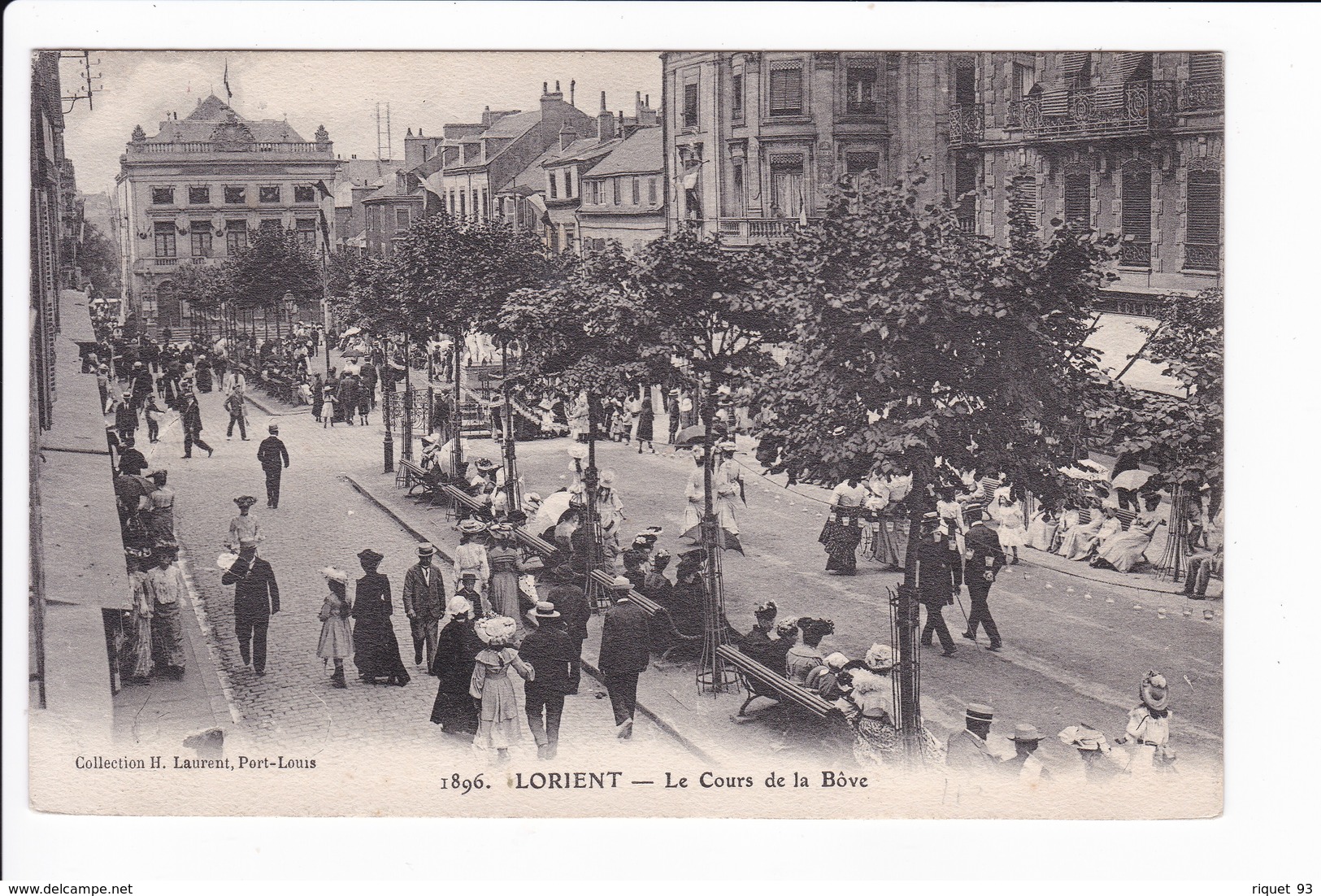 1896 - LORIENT - Le Cours De La Bôve - Lorient