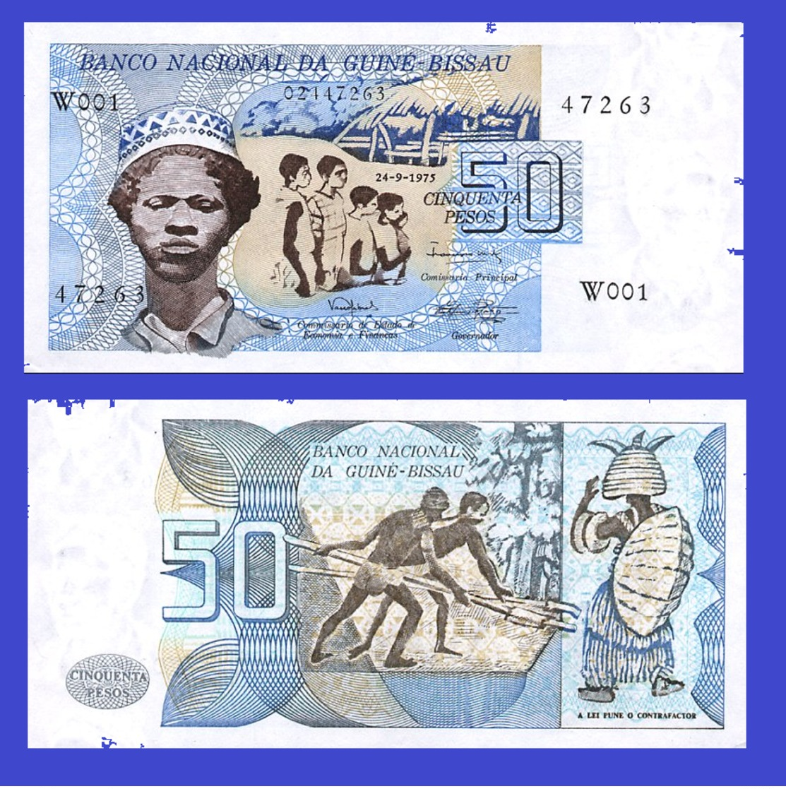 Guinee Bissau 50 Pesos 1975 - REPLICA --  REPRODUCTION - Guinee-Bissau