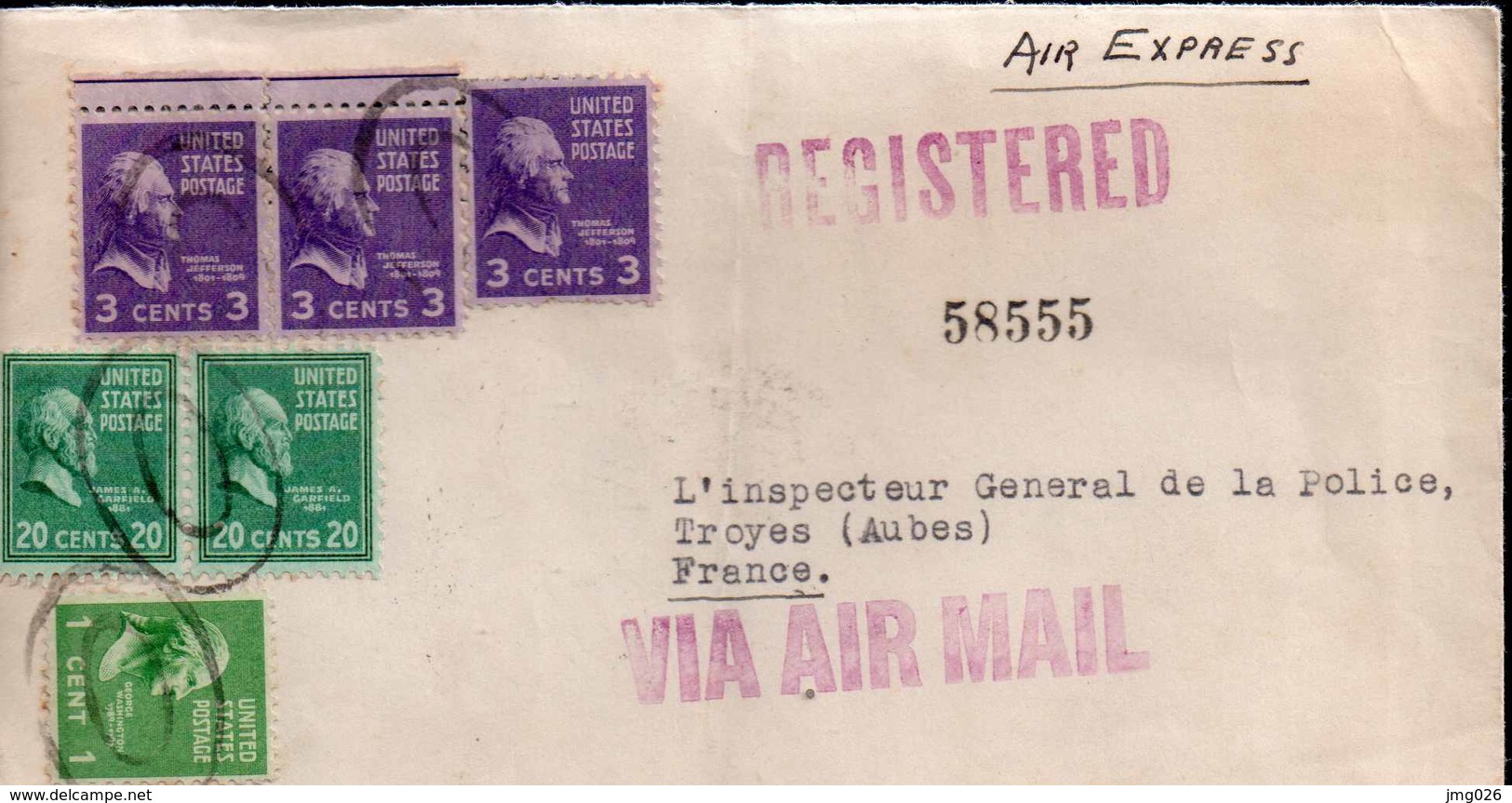 LETTRE USA   VOIR  SCANS - 2c. 1941-1960 Lettres