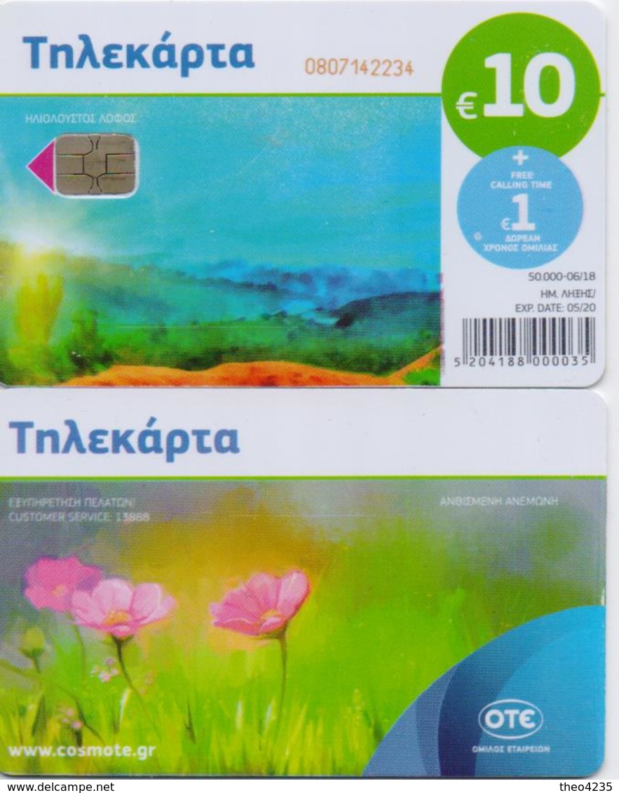 GREECE PHONECARD  PAINTING/THE SUNNY HILL-M0181-50000pcs-6/18-USED - Greece