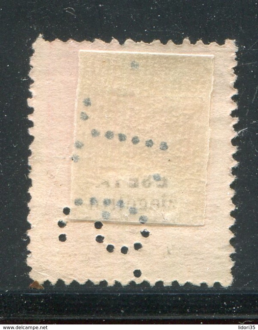 Spanien / 1889 / Mi. 201, Perfin (17009) - Used Stamps