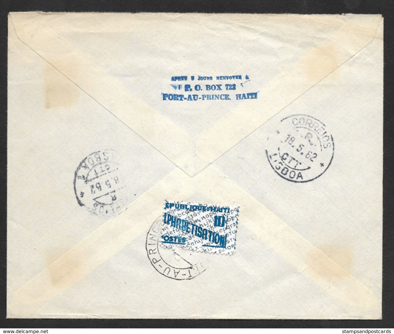 Haiti FDC Recommandée 1962 Surcharge John Glenn Espace Exploration Spatiale R FDC John Gleen Overprint Space - Sud America