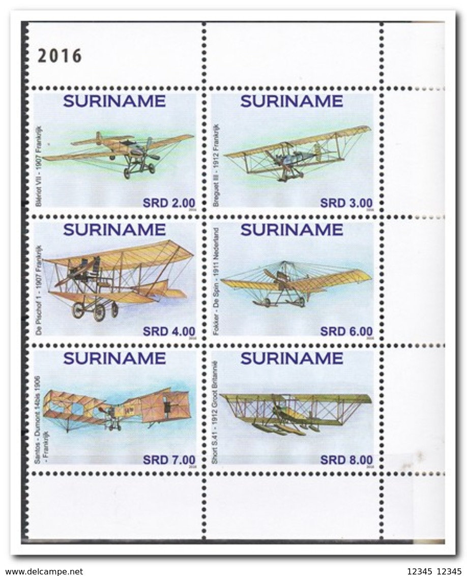 Suriname 2016, Postfris MNH, Airplane - Suriname