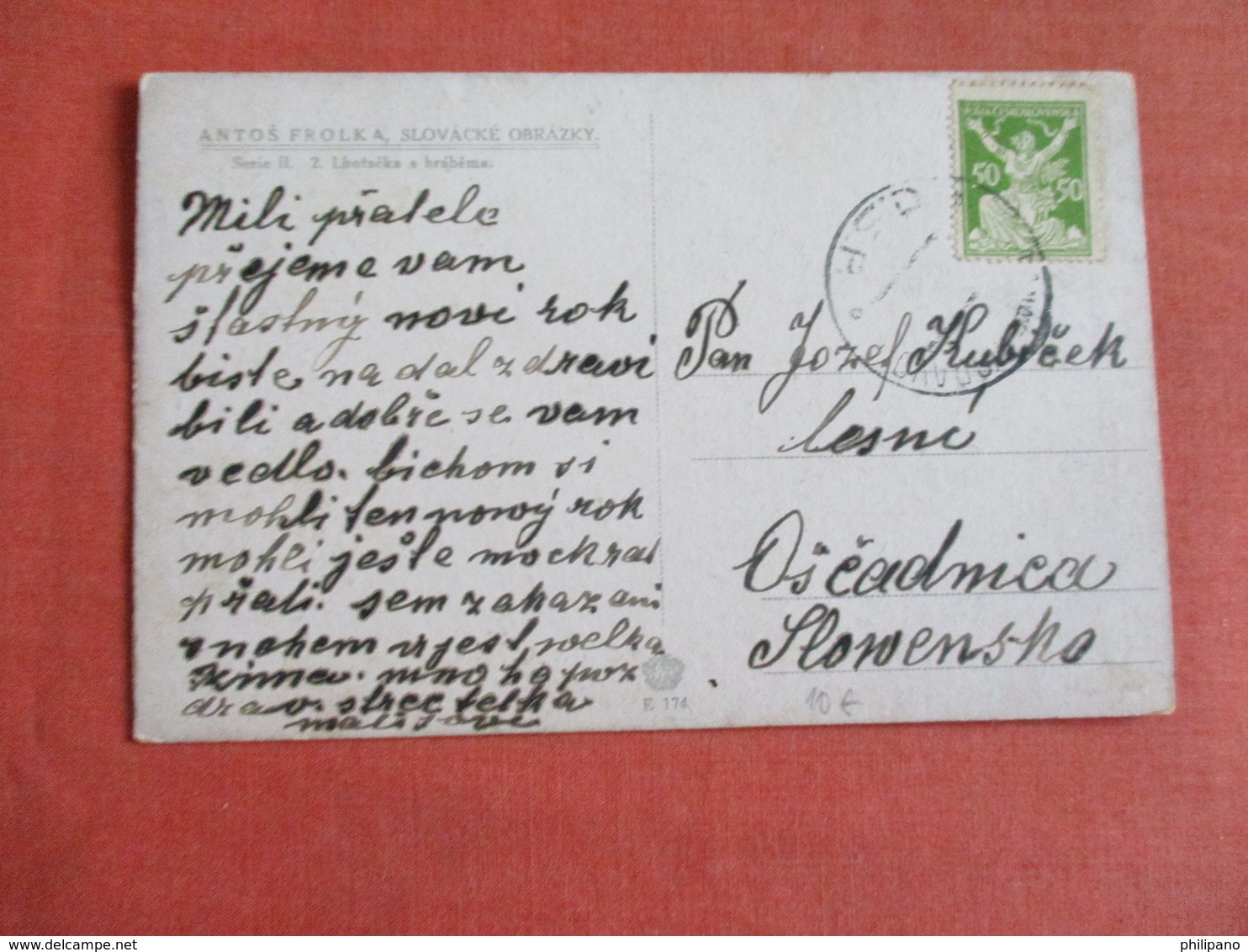 Vanocni A Novorocni Pozdrav  Czech Republic Stamp & Cancel    >  Ref 3050 - Europe