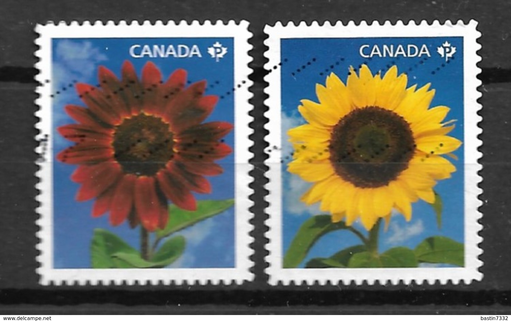 2011 Canada Complete Set Sunflowers Used/gebruikt/oblitere - Gebraucht