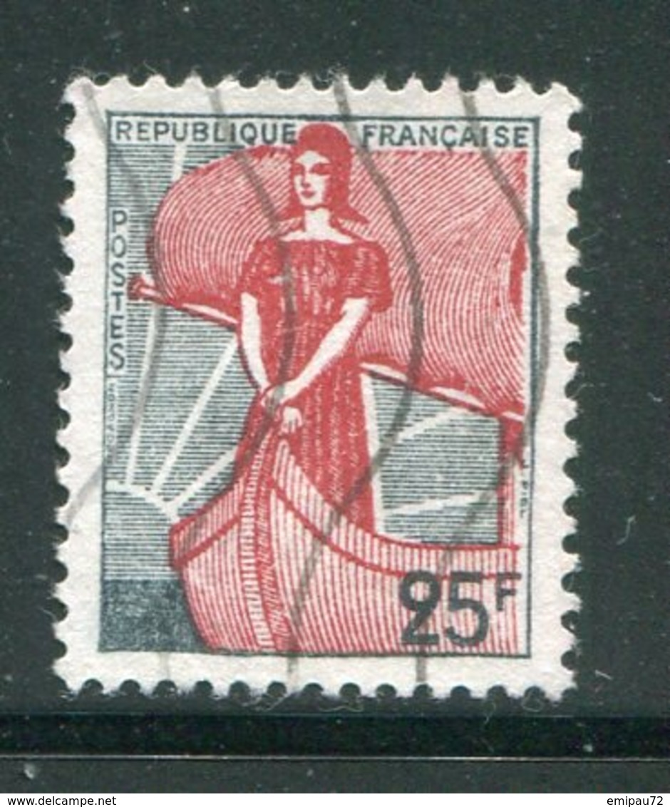 FRANCE- Y&T N°1216- Oblitéré - 1959-1960 Marianne à La Nef