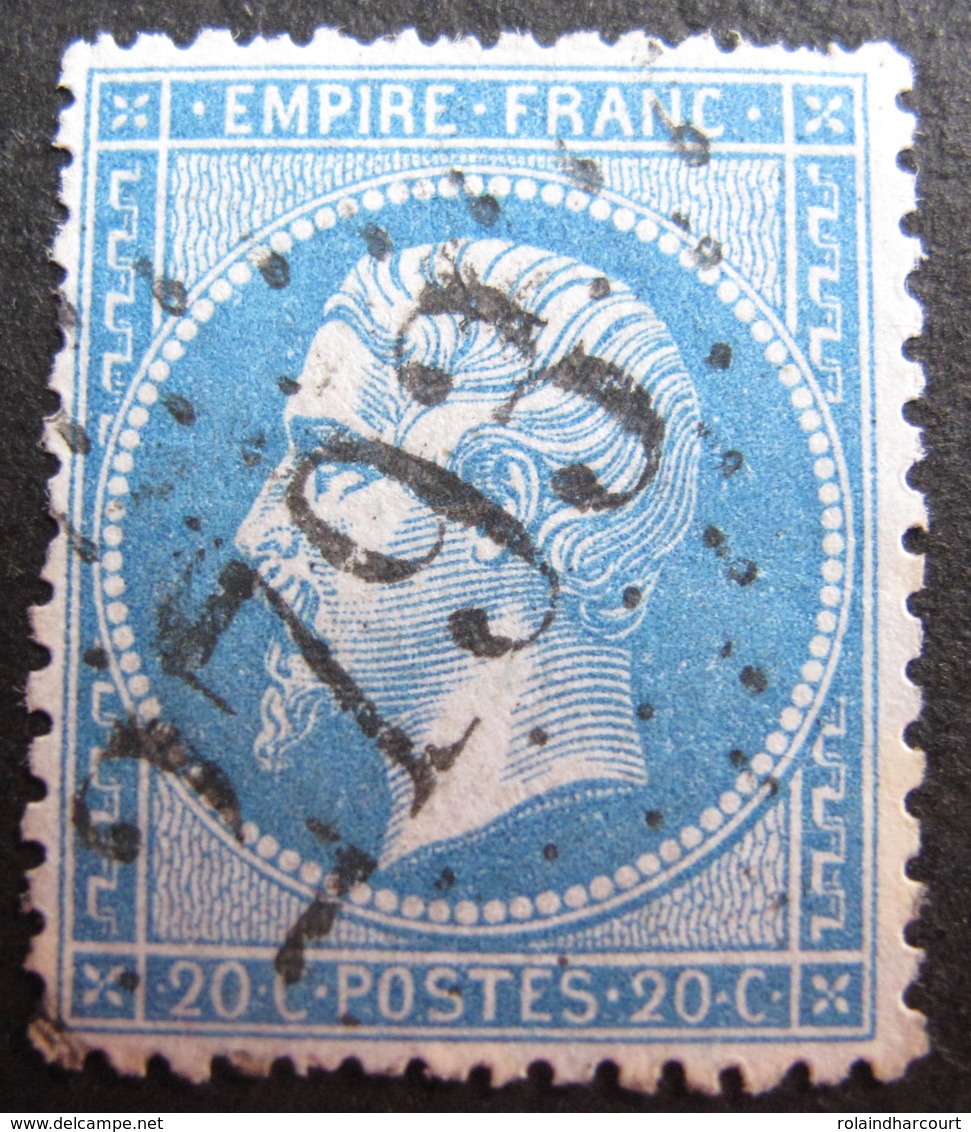 LOT R1494/151 - NAPOLEON III N°22 - GC 2793 : PASSY-LES-PARIS (Seine / Paris) - 1862 Napoleon III