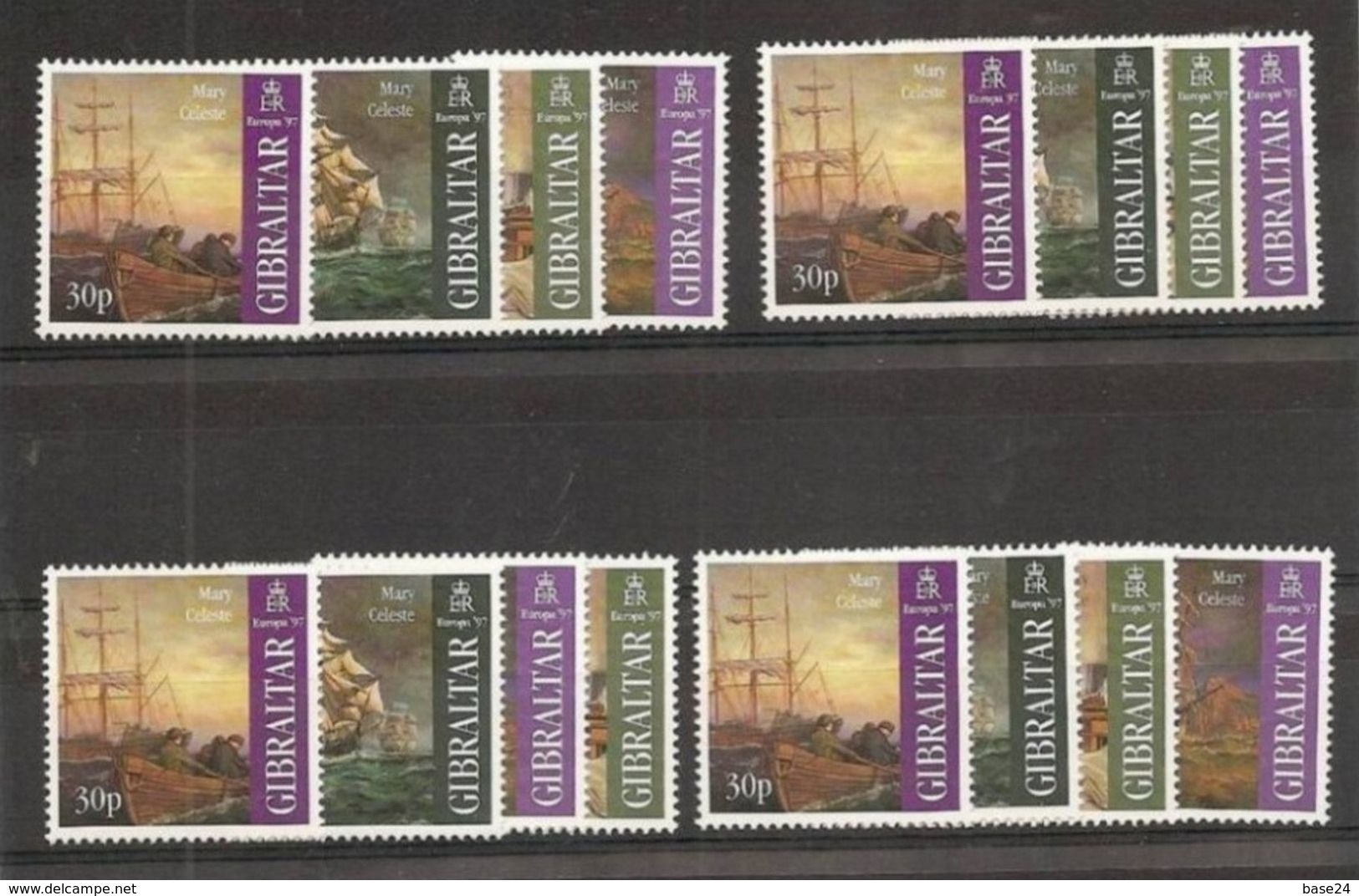 1997 Gibilterra Gibraltar EUROPA CEPT EUROPE 4 Serie Di 4v. MNH** - 1997