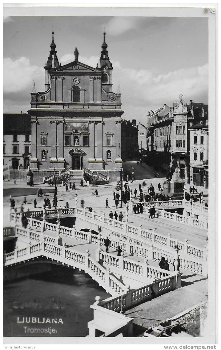 AK 0018  Ljubliana - Tromostje Um 1940-50 - Slowenien