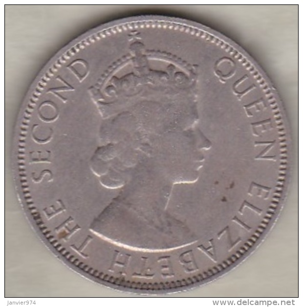 Malaya And British Borneo 50 Cents 1954 , Elizabeth II,  KM# 4.1 - Malaysie