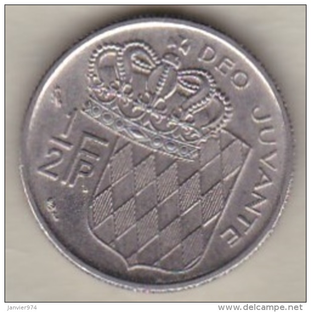 MONACO . 1/2 FRANC 1968  RAINIER III - 1960-2001 Nouveaux Francs