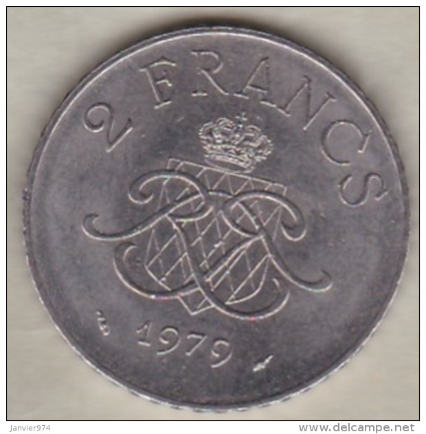 MONACO . 2 FRANCS 1979  RAINIER III - 1960-2001 New Francs