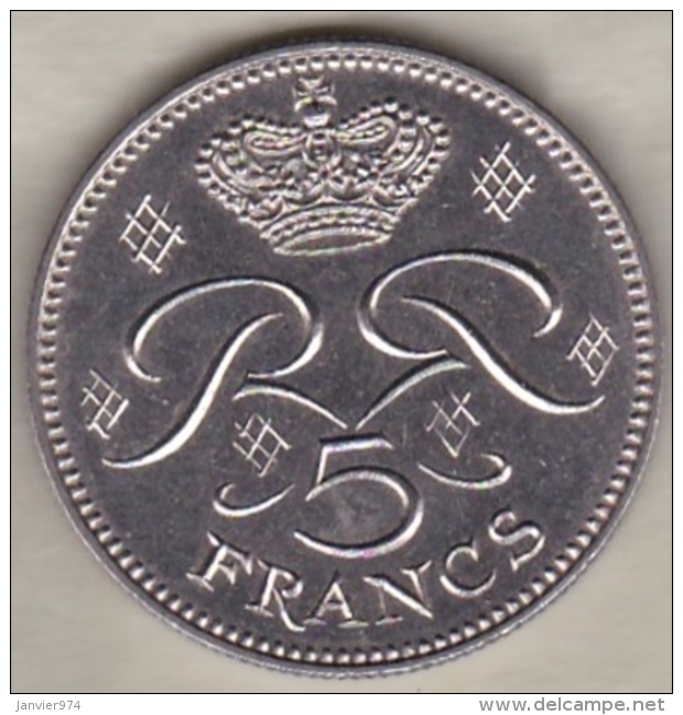 MONACO . 5 FRANCS 1971  RAINIER III - 1960-2001 New Francs