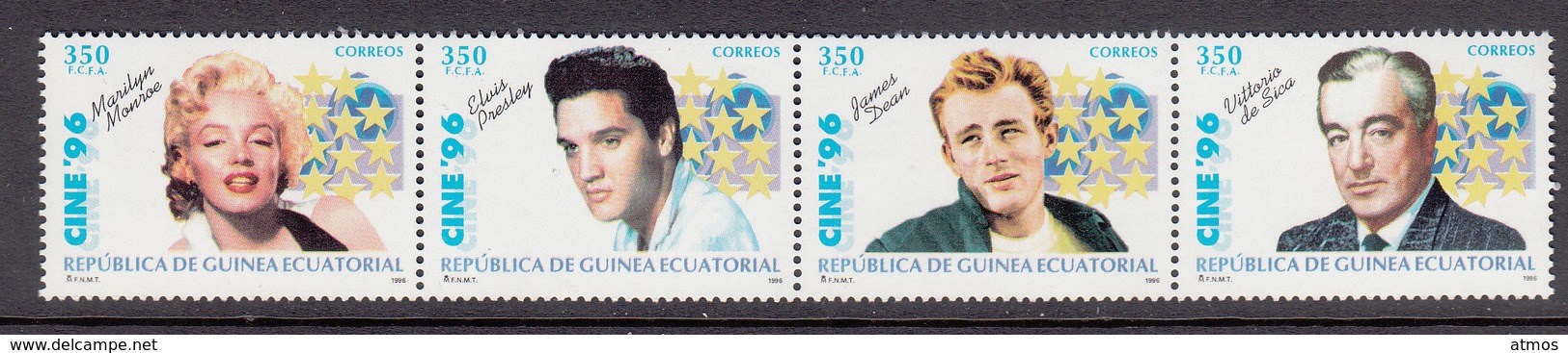 Guinea Equator MNH Elvis Presley , Marilyn Monroe , James Dean - Equatoriaal Guinea