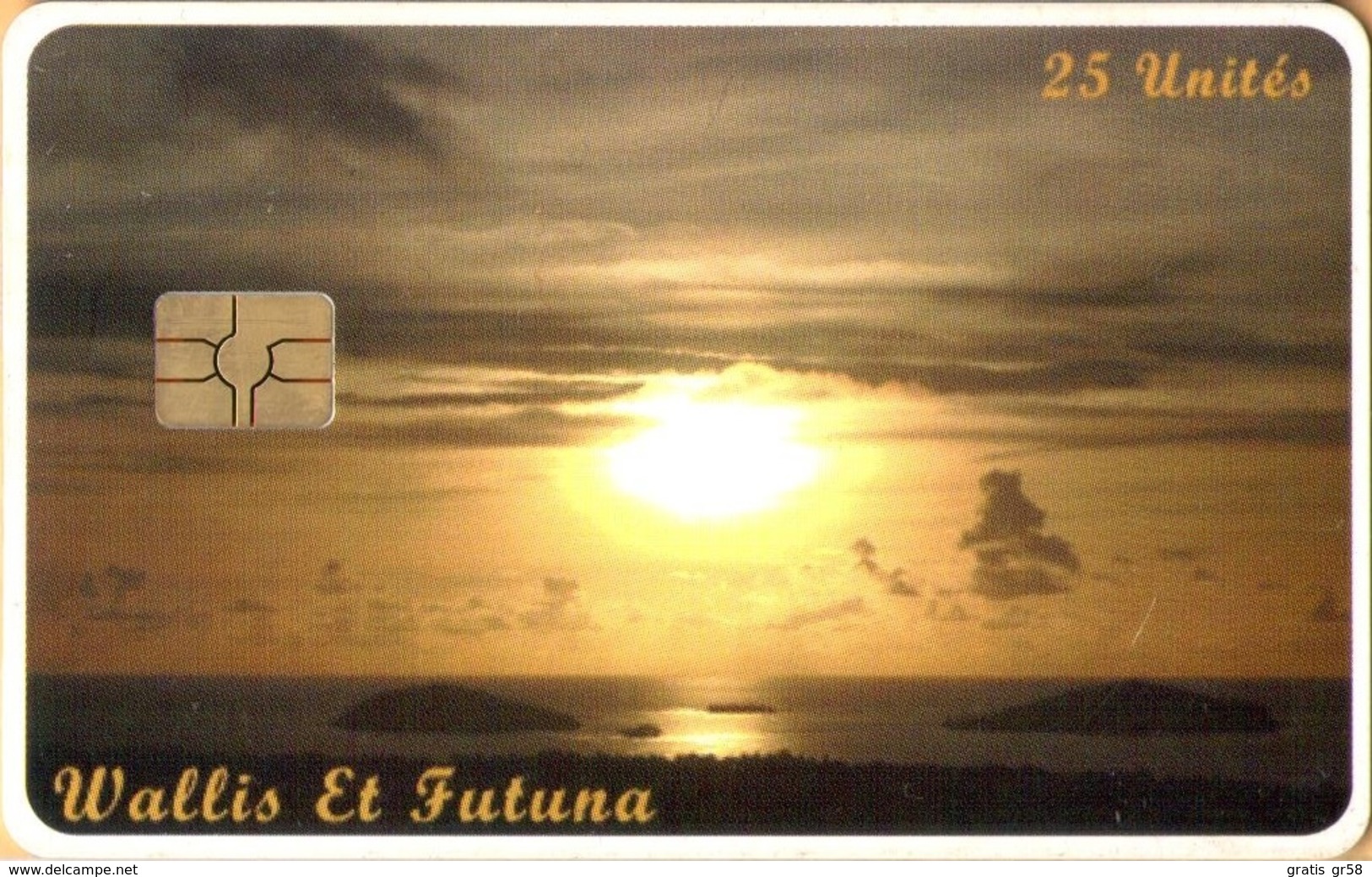 Wallis And Futuna - WF-SPT-0045, Sunrise (Lever De Soleil), Sun, Sunsets, 25 U, 3.500ex, 5/11, Used - Wallis-et-Futuna