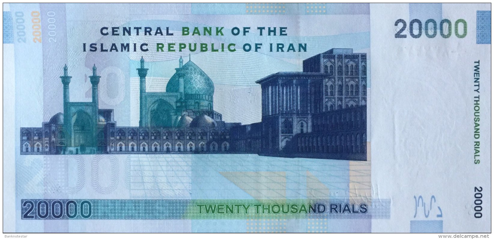 Iran 20.000 Rials, P-147a (2004) -  FIRST SERIES -  Sign. 30 - UNC - Iran