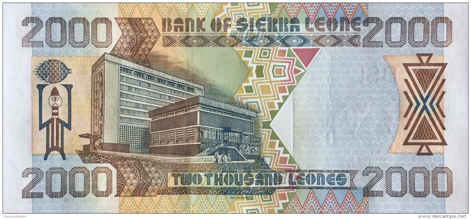 Sierra Leone 2.000 Leones, P-26a (2002) - UNC - Sierra Leone