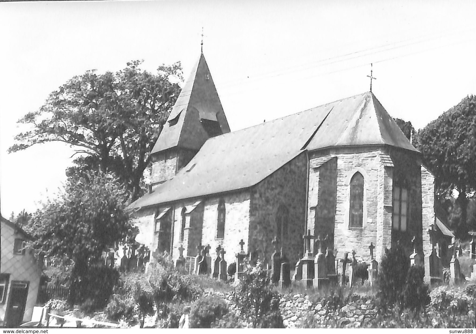 Bellevaux - Eglise Paroissiale (cimetière, Etabl. Lander Photo Véritable) - Bouillon