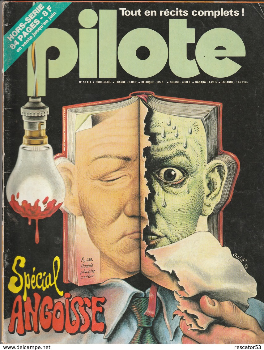 Rare Revue Mensuel Pilote N°47 Bis Avril 1978 - Pilote