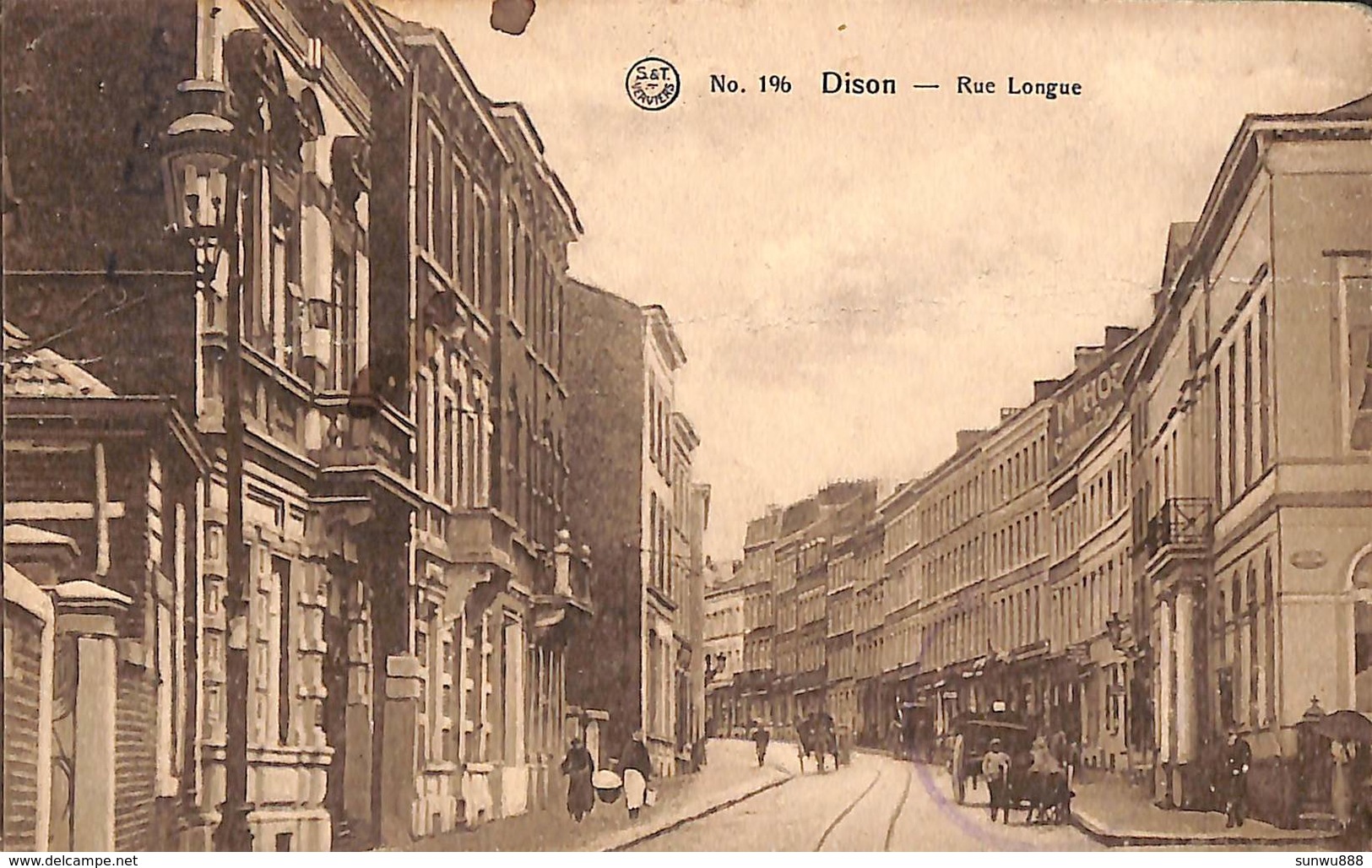 Dison - Rue Longue (animée, Cachet Expres) - Dison