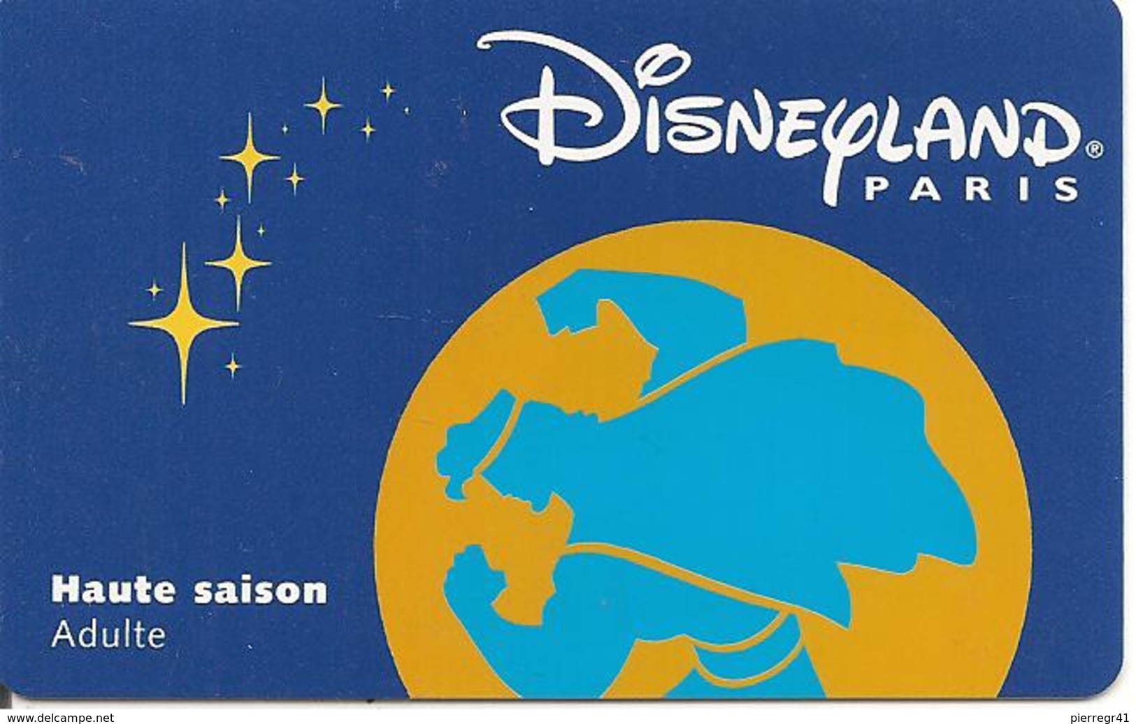 PASS--DISNEY-DISNEYLAND PARIS-1998-HERCULE ADULTE-V° SerieN°98043H-TBE - Passeports Disney