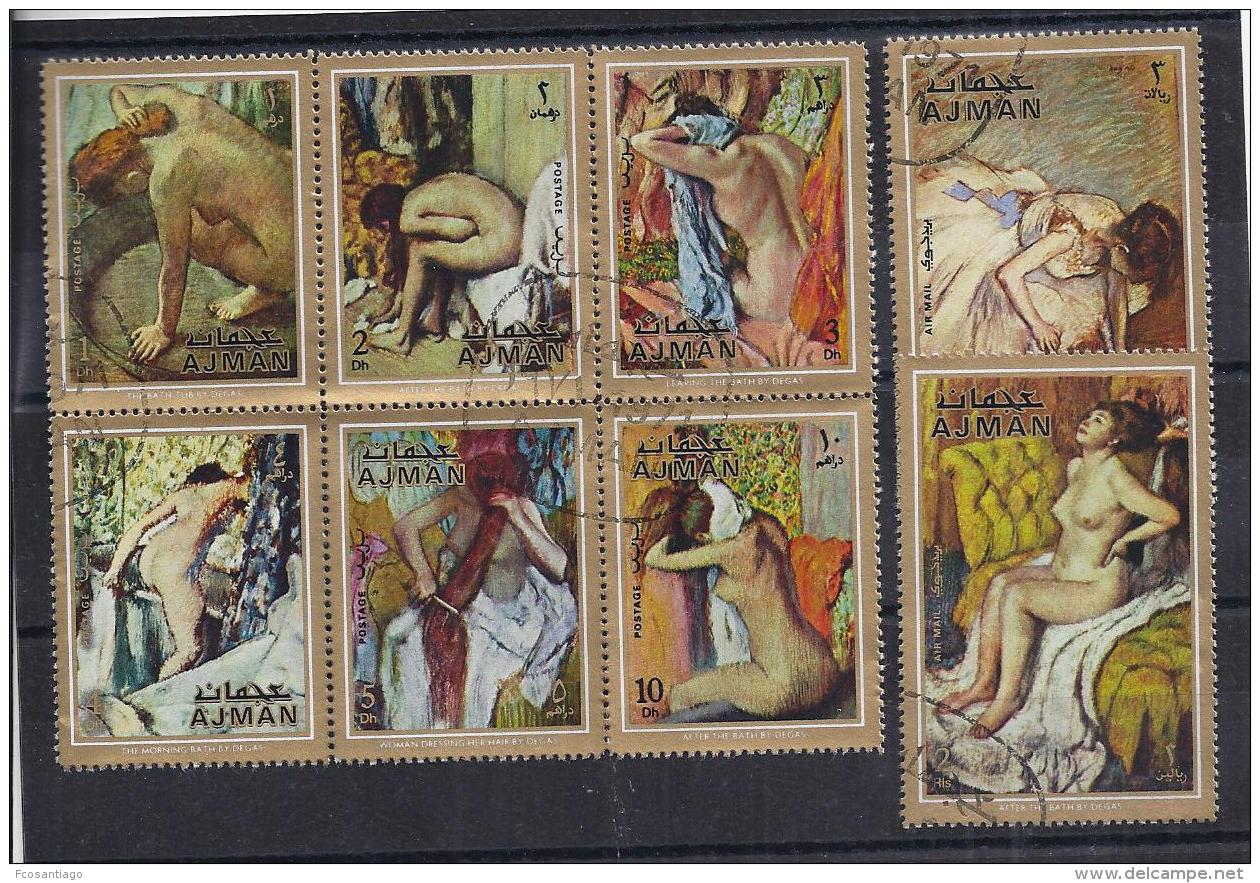 PINTURA - AJMAN 1971 - VFU - Desnudos