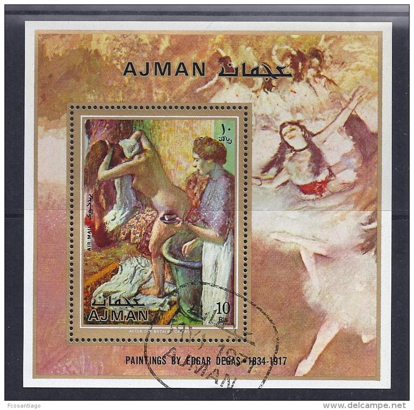 PINTURA - AJMAN 1971 - VFU - Desnudos