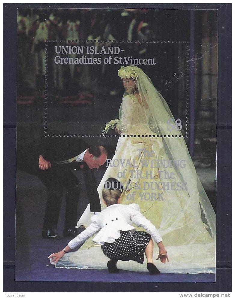 CELEBRIDADES - SAN VINCENT & Gr. 1986 - Yvert # - MNH ** - Royalties, Royals