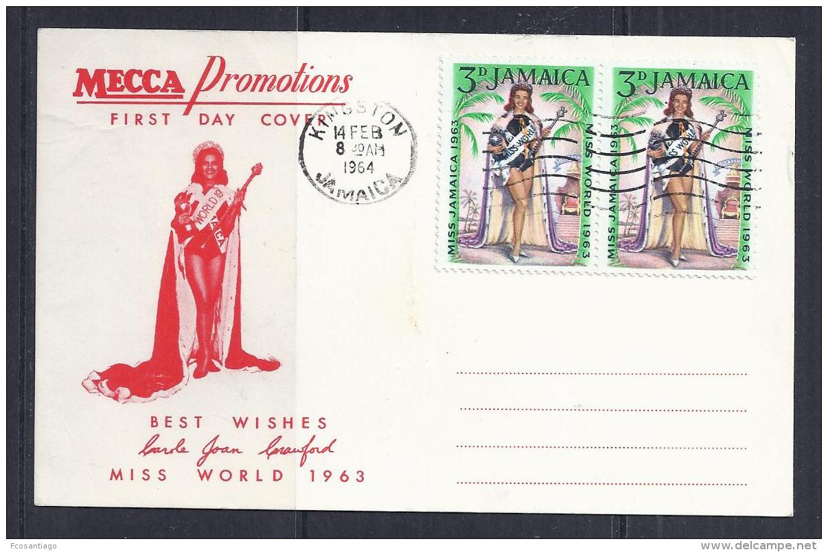 MISS WORLD - JAMAICA 1964 - SPD - Jamaica (1962-...)