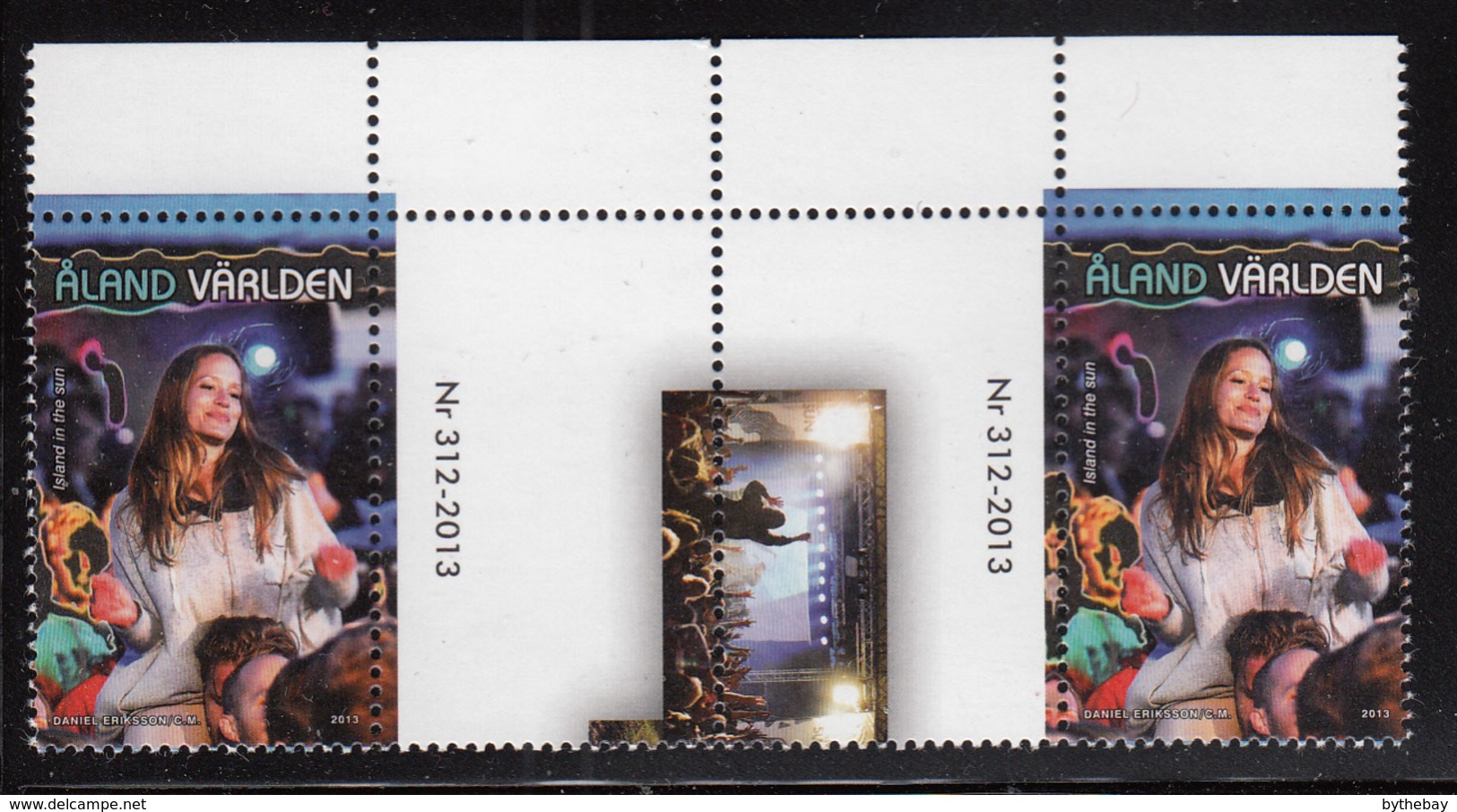 Aland 2013 MNH Music Festivals Gutter Pairs With Number - Aland