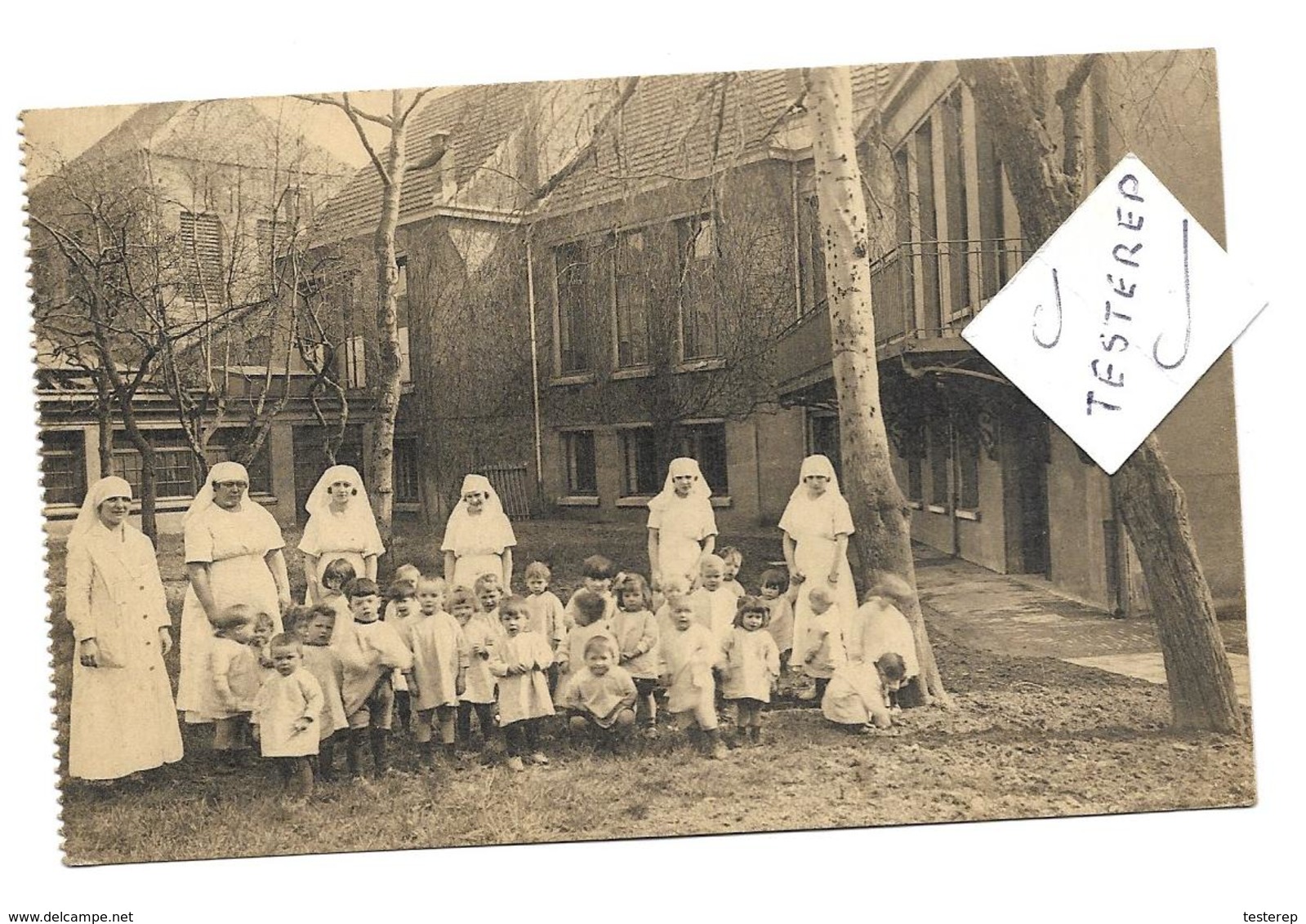 ANDERLECHT  CRECHE ET GOUTTE DE LAIT ROYALES   1926 Vers LIEGE - Salute, Ospedali