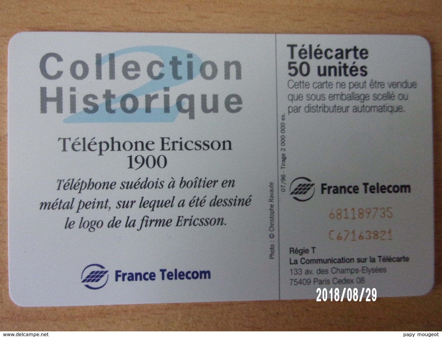 F679 Ericsson (2) 50U SC7 - Téléphones