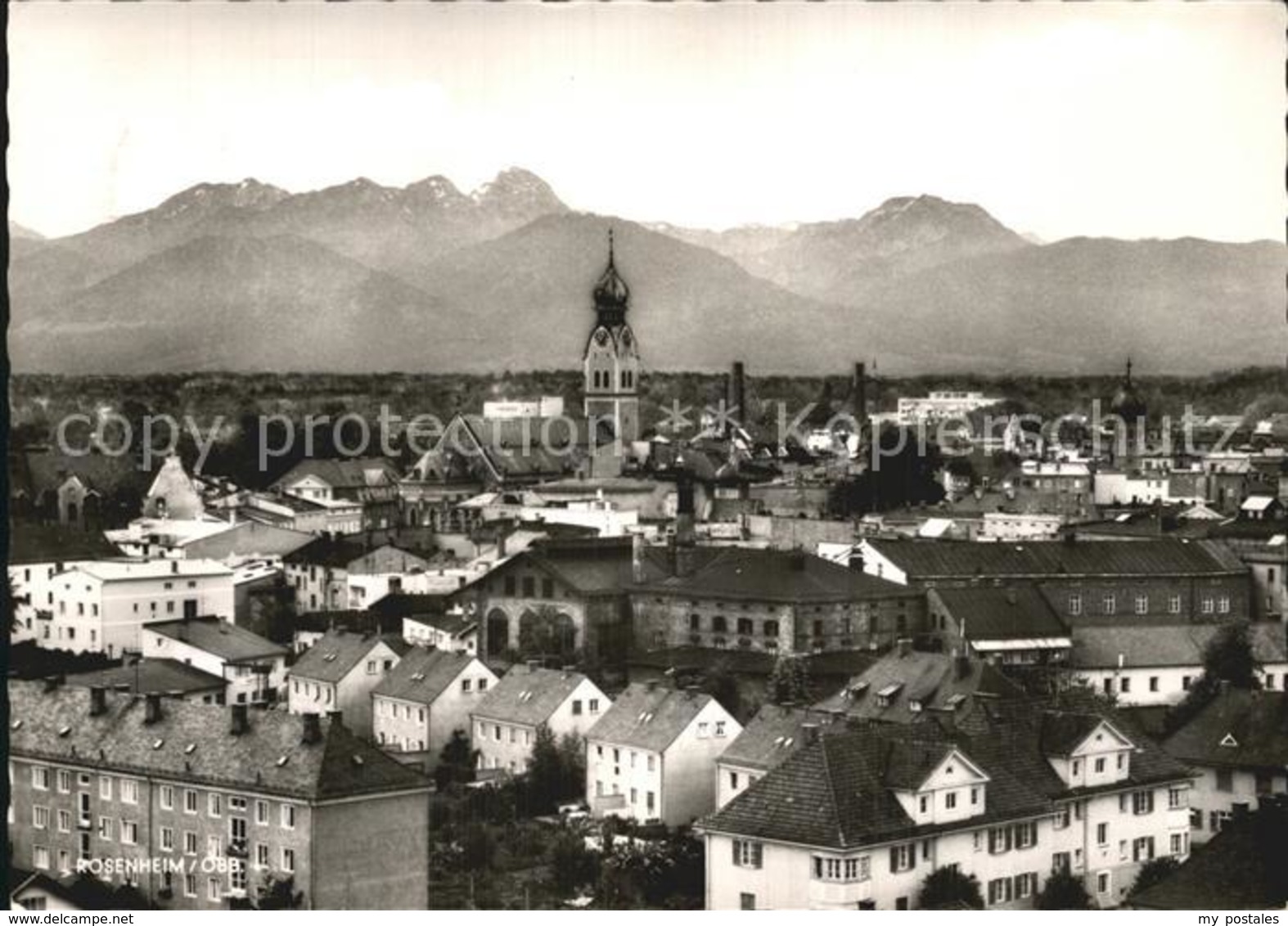 72464699 Rosenheim Bayern Stadtansicht Rosenheim - Altri & Non Classificati