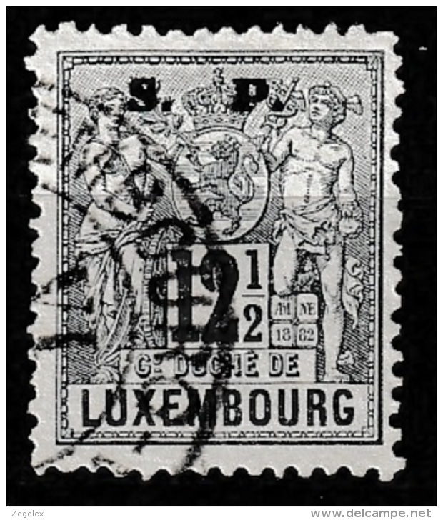 Luxembourg 1882 Dienstmarke Mi.40, 12,5 Ct - Portomarken