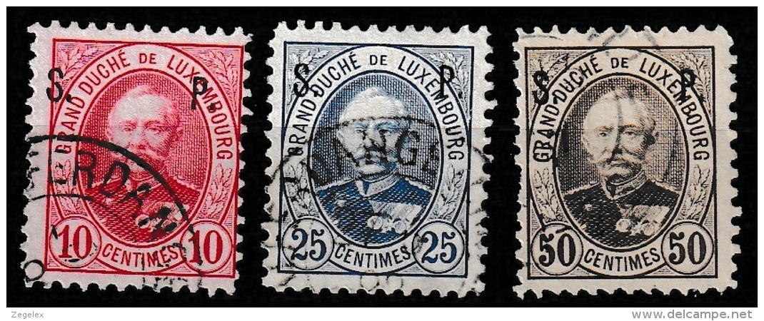 Luxembourg 1891 Dienstmarken Mi.53 50ct. - Postage Due