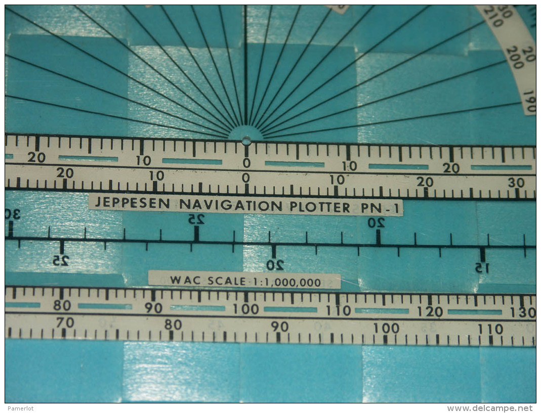 Regle Calcul - Jepperson Navigation Plotter PN. Wac Scale &amp; Sectional Scale, " In !,  Rule - Other & Unclassified