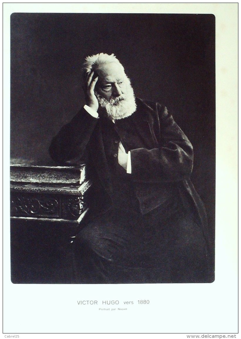 VICTOR HUGO Portrait-2887- - Prints & Engravings