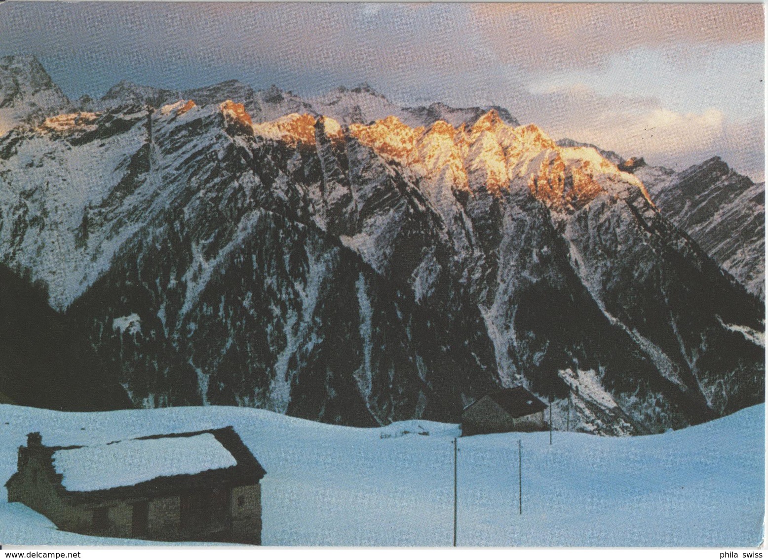 Monte Adula Visto Da Dötra S/Olivone, Rheinwaldhorn - Olivone