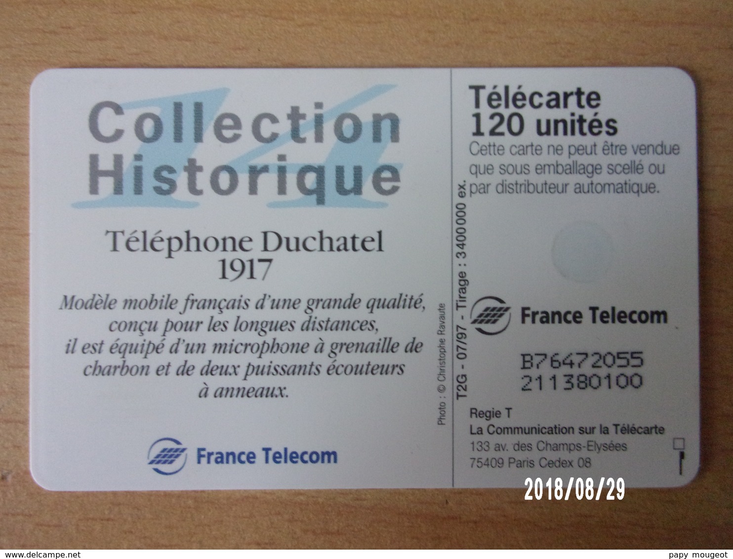 F765 Duchatel (14) 120U GEM - Telefone