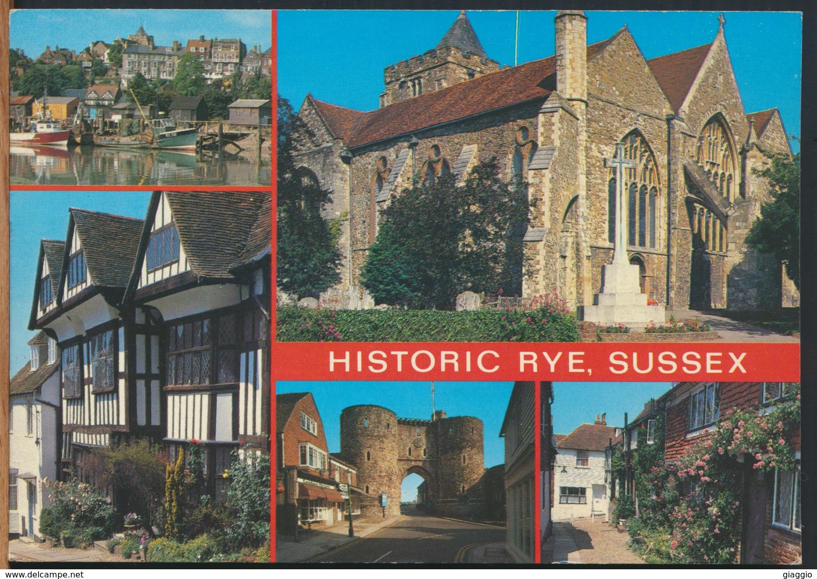 °°° 11338 - UK - SUSSEX - HISTORIC RYE - 1988 With Stamps °°° - Rye