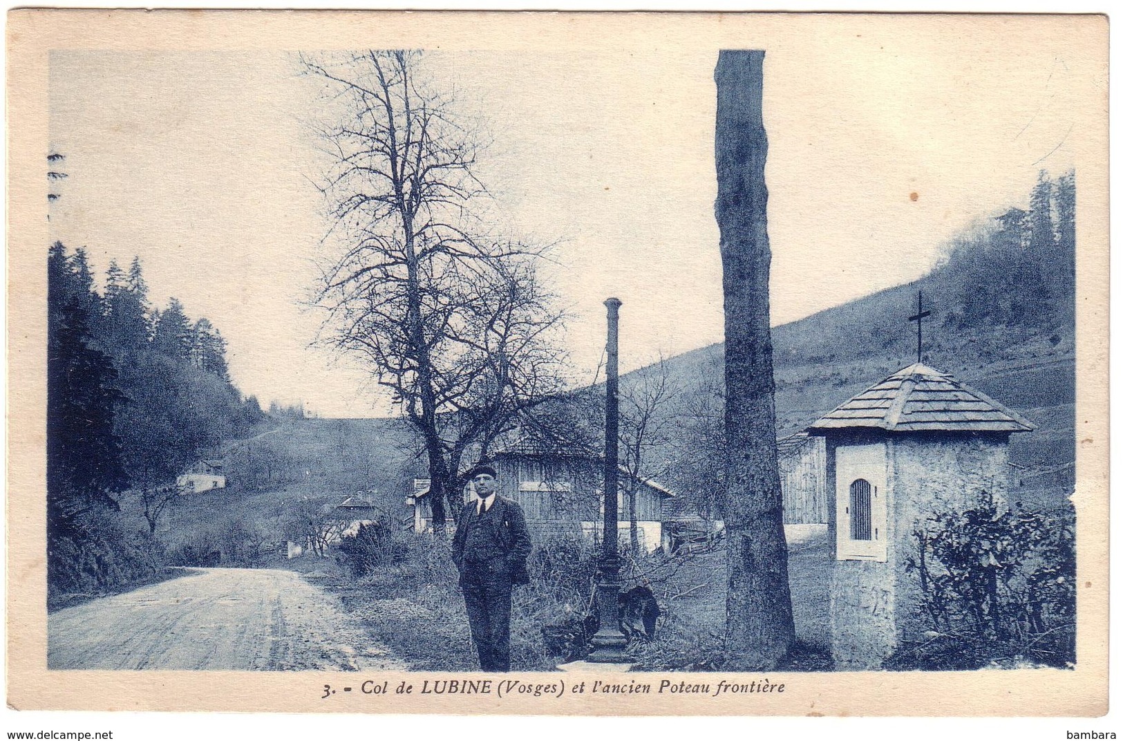 LUBINE - Col De Lubine Et L'ancien Poteau Frontière - Autres & Non Classés