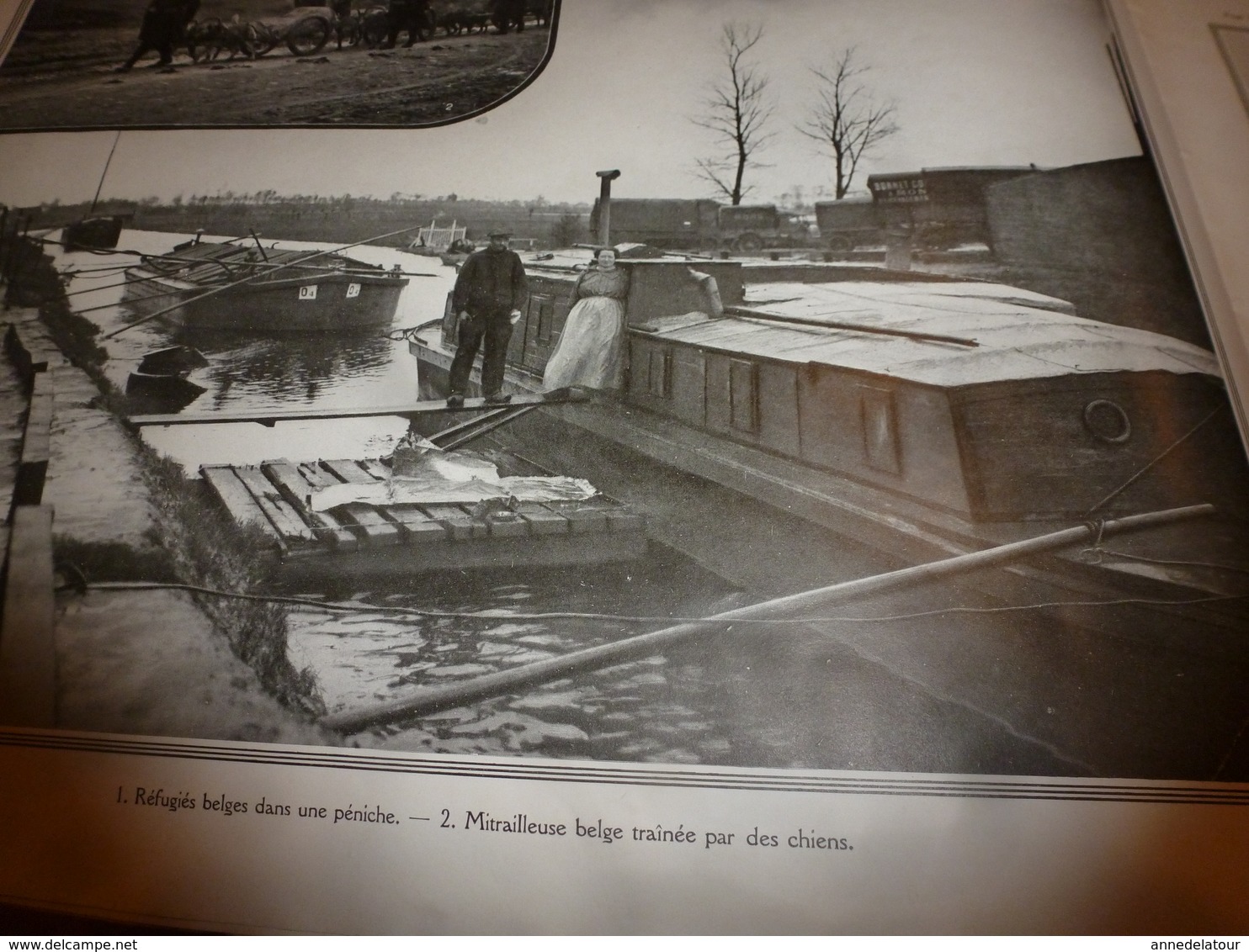 1914-1918 LA GUERRE en Yser->Mitrailleuse belge trainée par des chiens;Zouaves;Epluchage pommes de terre;Elverdinghe;etc