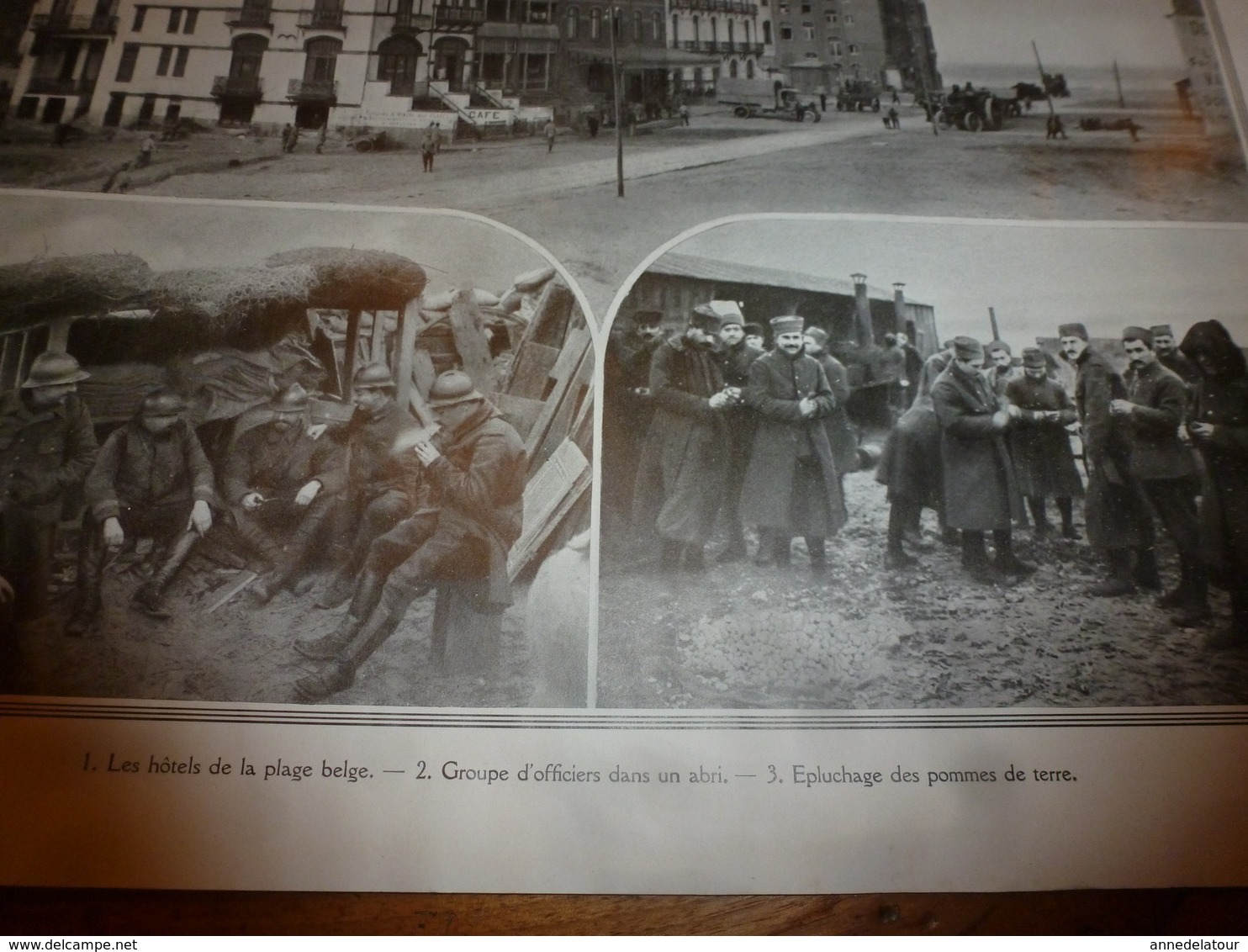 1914-1918 LA GUERRE en Yser->Mitrailleuse belge trainée par des chiens;Zouaves;Epluchage pommes de terre;Elverdinghe;etc