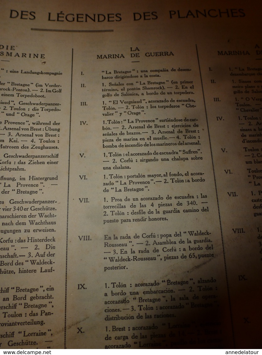 1914-1918 LA GUERRE--> Notre marine de guerre (La Bretagne,Le Vergniaud,Chevalier,Orage,Suffren,La Provence,Lutétia,etc