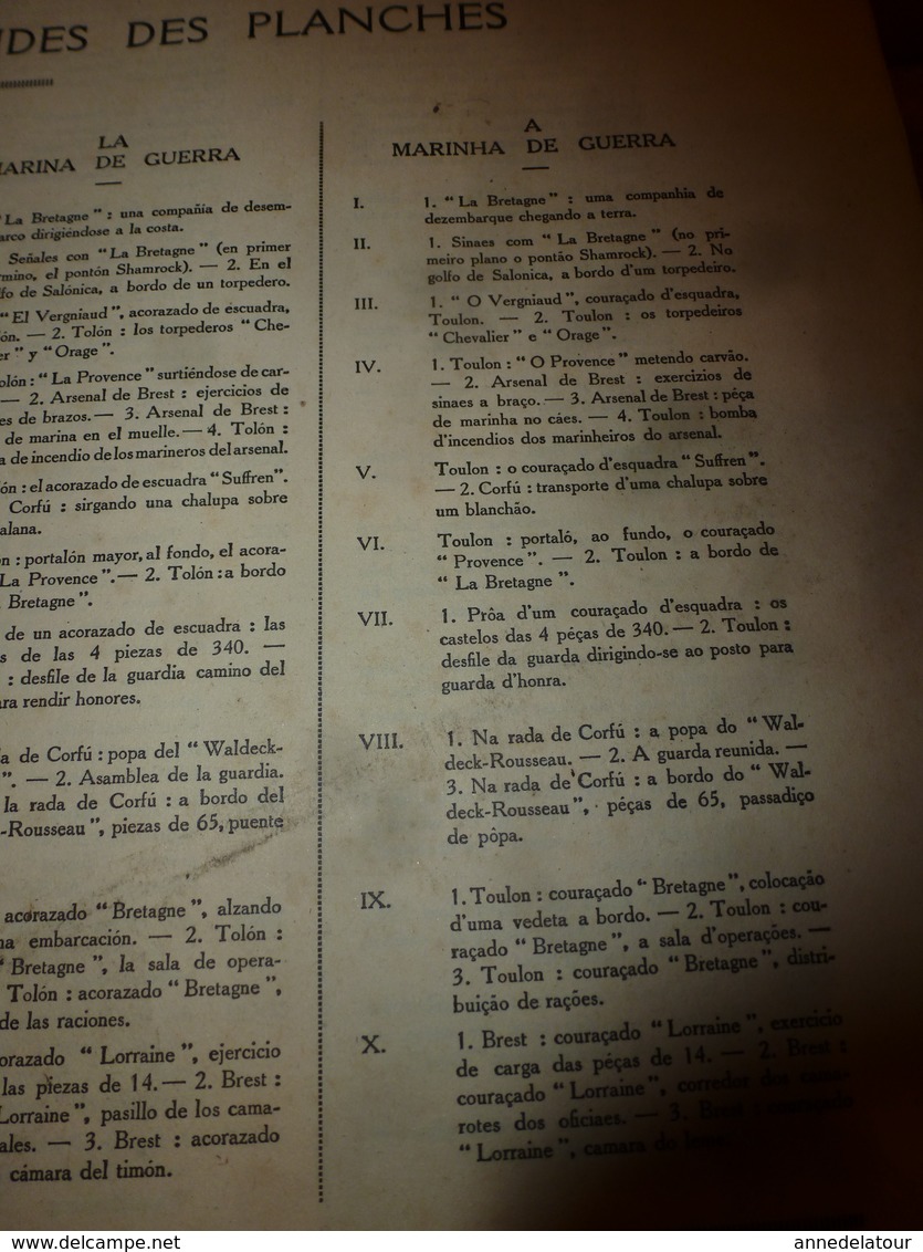 1914-1918 LA GUERRE--> Notre marine de guerre (La Bretagne,Le Vergniaud,Chevalier,Orage,Suffren,La Provence,Lutétia,etc