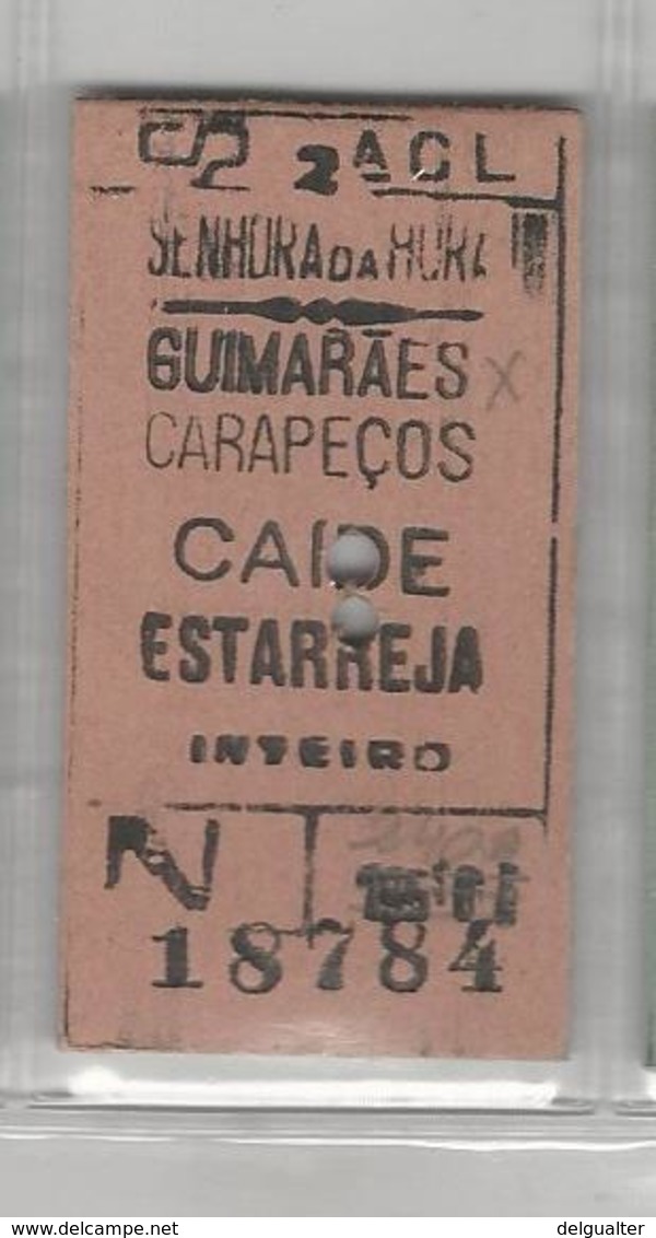 Ticket * Portugal * CP (Comboios De Portugal) * Senhora Da Hora - Europa