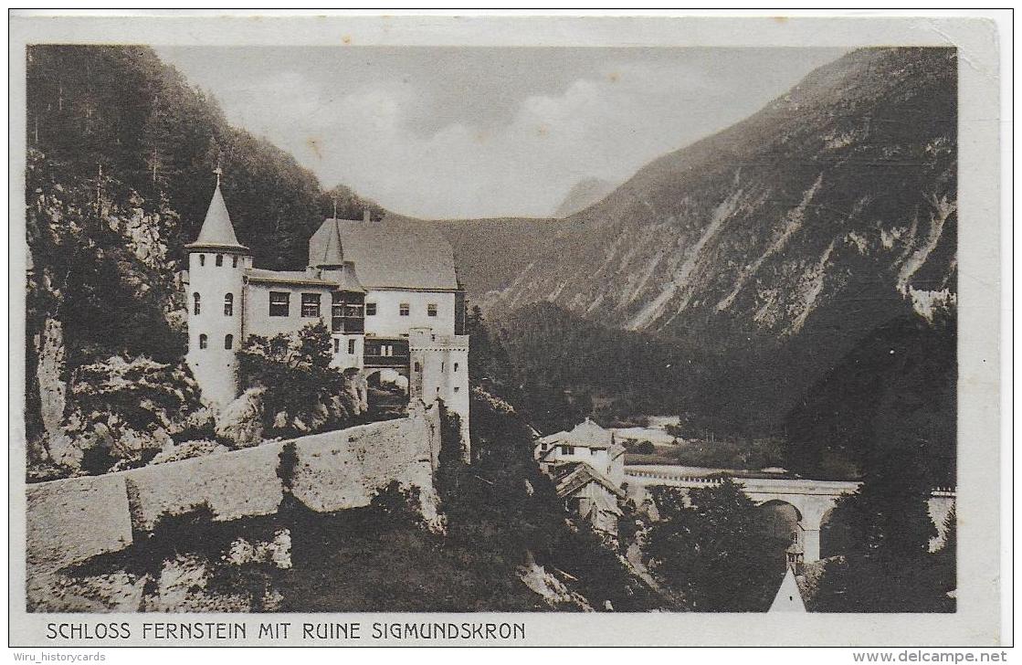 AK 0018  Schloss Fernstein Mit Ruine Sigmundskron ( Fernpass ) Um 1920-30 - Imst