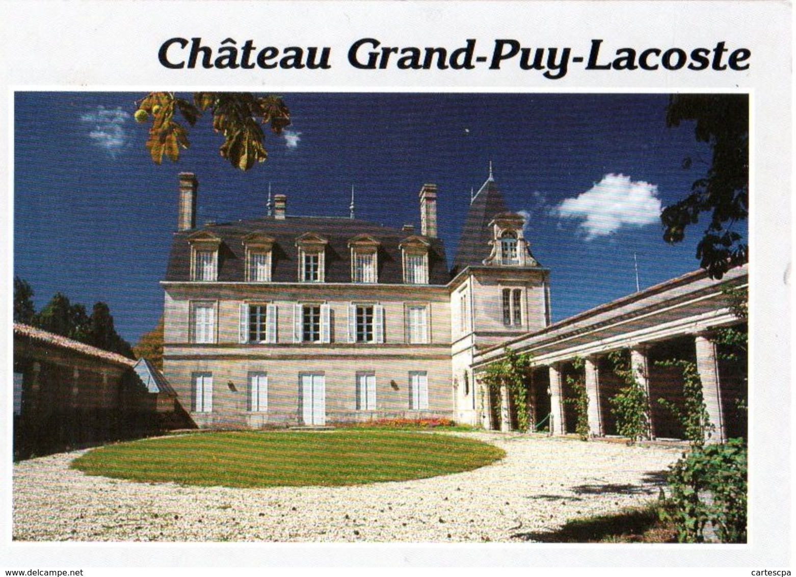 Pauillac Chateau Grand Puy Lacoste   CPM Ou CPSM - Pauillac